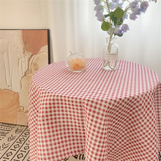 Pick&Home 高級餐桌布, 1個, 紅色格紋, 60 x 90 cm