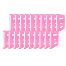 希望辦公點大容量PP政府文件A4, 粉紅色, 20個