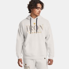 언더아머 남성용 프로젝트 락 라이벌 플리스 후드티 1380115-114