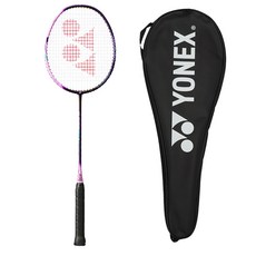 YONEX ASTROX SMASH 羽球拍 已穿線 + 全拍套 紫粉色, 單一商品, 1套
