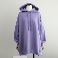 이얀 루즈핏 후드 기모 임부복 박스 티셔츠