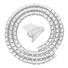 withWIN 매직 전선정리 커버 + 집게 세트, 1세트, 화이트