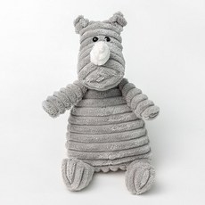 코듀로이 인형 강아지 터그 장난감, 코뿔소, 1개