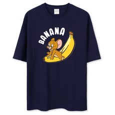 벤힛 톰과제리 제리 오버핏 통기성 반팔티셔츠 WBTJOM2313F