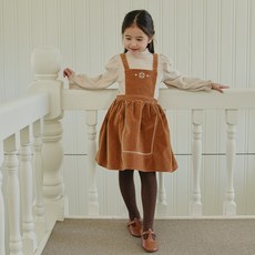 철수와영희 아동용 빈티지 자수 원피스