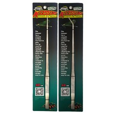 NOMOY PET 不鏽鋼小動物餵食鑷子 直型 + 彎型套組 NZ1415, 1套