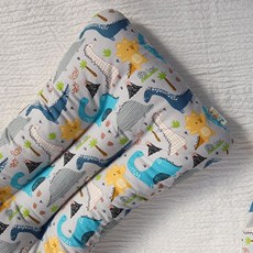 J.Unni 純棉兒童枕, 恐龍多色, 1入