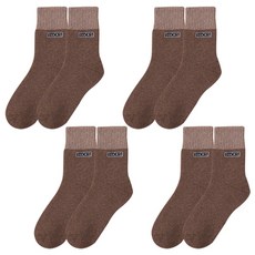 소니오 레터링 투톤 패션 양말 4켤레 세트