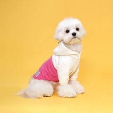 플로트 아노락 반려동물 후드, 화이트핑크, 1개