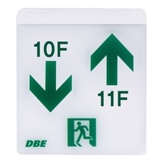 DBE LED 樓梯引導燈 左下 10F 右上 11F, 1個
