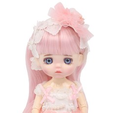 阿卡拉奇娃娃仙女系列牙線球關節娃娃, 單一顏色, 22厘米