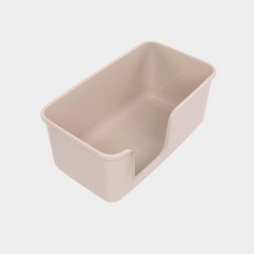 catstag 貓用長型開放式貓砂盒, 米色, 1個