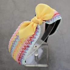 HanNal 兒童鋸齒閃亮頭巾髮帶