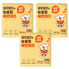 BlancBlanc 犬用無香防滑瞬吸尿布墊, 20入, 3個