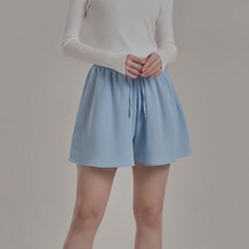 Gembling 女性寬版寬鬆鬆緊帶短褲