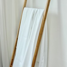 대성섬유 마감처리 된 3중직 암막원단, 화이트, 1개