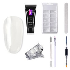 調皮搗蛋 EstheHauteZen 透明美甲延長凝膠套組, 5種指甲延長套裝, 1組