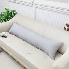 BED&DECO Clemang 身體枕套, 淺灰色