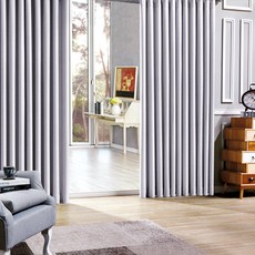 Bianca 穿環式遮光窗簾 2p + 窗簾綁帶 2p 組, 遮光窗簾 2p + 窗簾綁帶 2p, 暖灰色