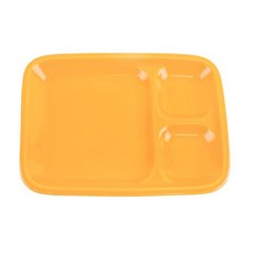 清爽一盤分享盤子陶瓷餐盤, 芒果黃, 1入