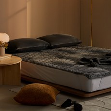 MARCELINE Good Dream Aller-shield 超細纖維絎縫防水保潔墊, 深灰色