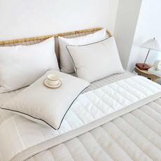 글랑앤 비바 시어서커 여름 차렵 이불 패드 세트