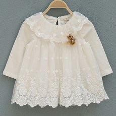 JOY MULTI 女孩童蕾絲刺繡公主裙