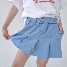 EVERYDAY FANCY 女童透氣牛仔裙褲