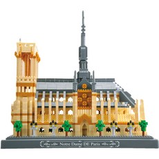 Sky Sun Star 巴黎圣母院 Nanoblock weiliyz076, 混合顏色