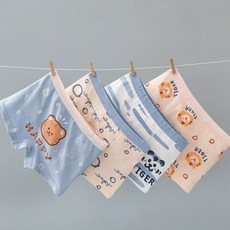 Daonwear10 動物之王老虎四角內褲4件組