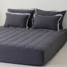 스코홈 바이오워싱 고밀도 순면 호텔식 누빔 매트리스커버 40cm