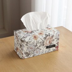 decotonik 復古花卉印花面紙套, 白色的