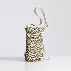 GREEN STUFF 素色保溫瓶提袋, Leopard Beige