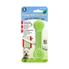 Pet Qwerks Toys 尼龍骨頭鹿角磨狗玩具 M, 薄荷味, 1個