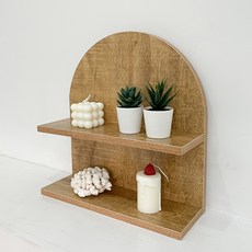 이정가구 DIY 라운드선반, 우드