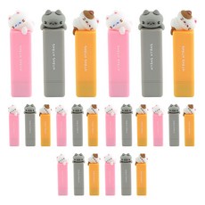 PINKFOOT 貓咪迷你印章3款 x 8入組, 1套, 黑色