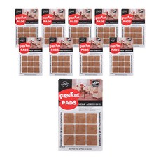 ABM 地板保護墊方形2.5mm, 混色, 10個