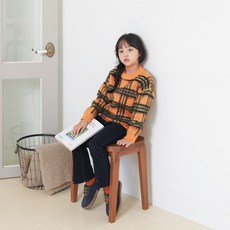 jkids 女童 Etude 格紋針織衫 J6906