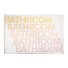 柔軟浴室防滑地墊 DT110 50 x 80 cm, 款式2, 1個