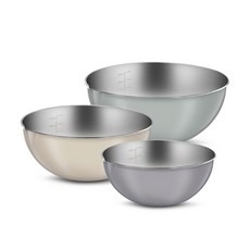 WAGENSTEIGER Farbe 不鏽鋼攪拌盆3件組, 混色, 1個