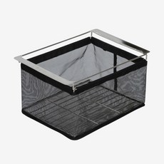 아베나키 원액션IGT 메쉬바스켓, 실버+블랙, 1개, 1단