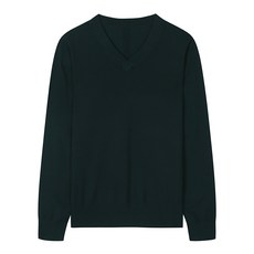 베스띠벨리 여성용 백 립 포인트 브이넥 풀오버 니트 BJUCI2925