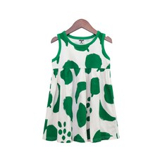 URAVI 女孩童印花無袖連身裙