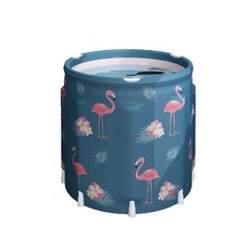 攜帶式可折疊泡澡桶, 混色, 1個