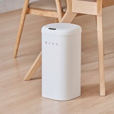 VISVIVA 感應式無邊垃圾桶, 乳霜