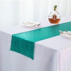 Safetop 派對用品桌旗, 09 孔雀藍, 30 x 300 cm