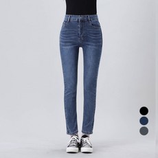 Awesomearound 女款修身水洗牛仔長褲