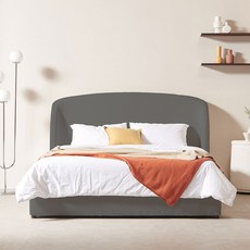 아로미가구 스테이 패브릭 침대 + 템포 메모리폼 매트리스 방문설치, 멜란그레이