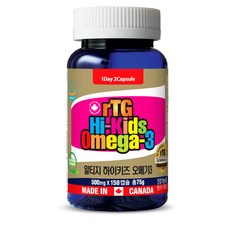 TONG Life 孩童Omega-3+維他命D膠囊, 150顆, 1瓶