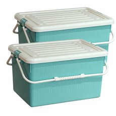 BONOHOUSE It's 33L 收納箱, 2個, 水藍色